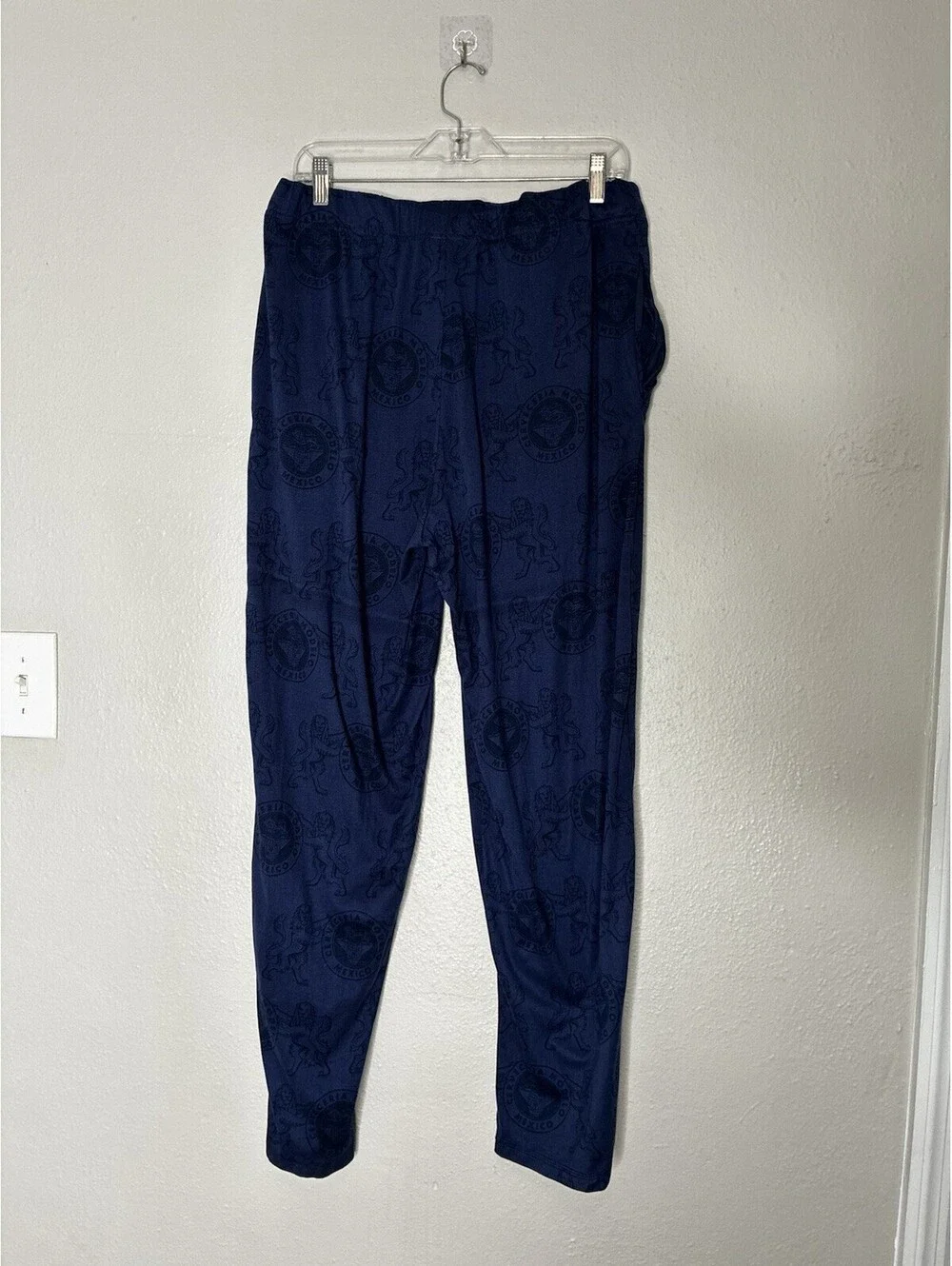 Modelo Beer Loungewear Blue Gold Monogram Men’s Size Large Pajama